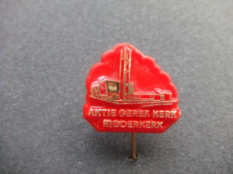 Gereformeerde kerk Ridderkerk aktie nieuwbouw rood